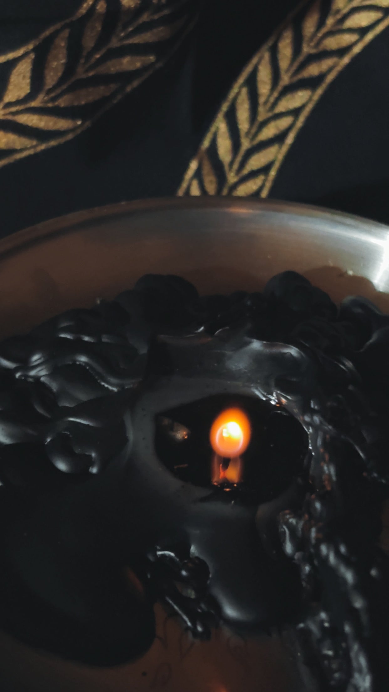 The Burnt Raven — Hand-Rolled Protection Intention Candles (Set of 3)