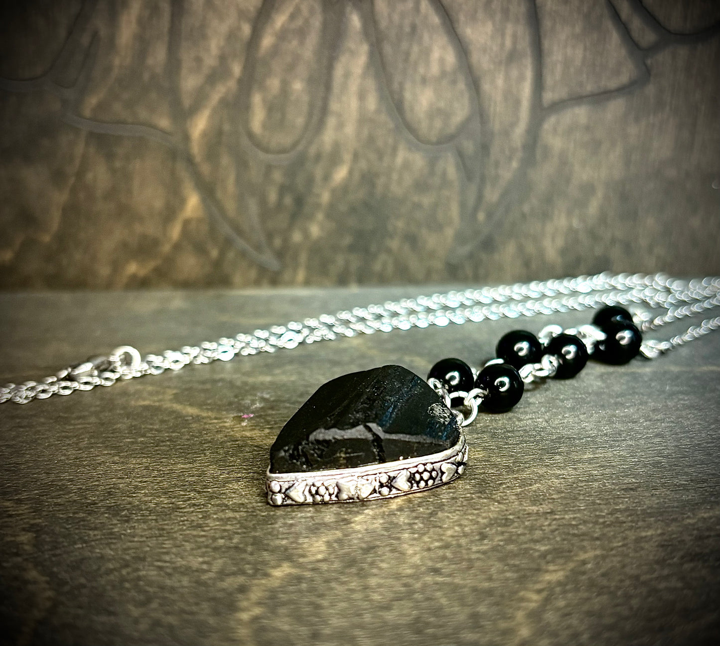 Raw Tourmaline Necklace