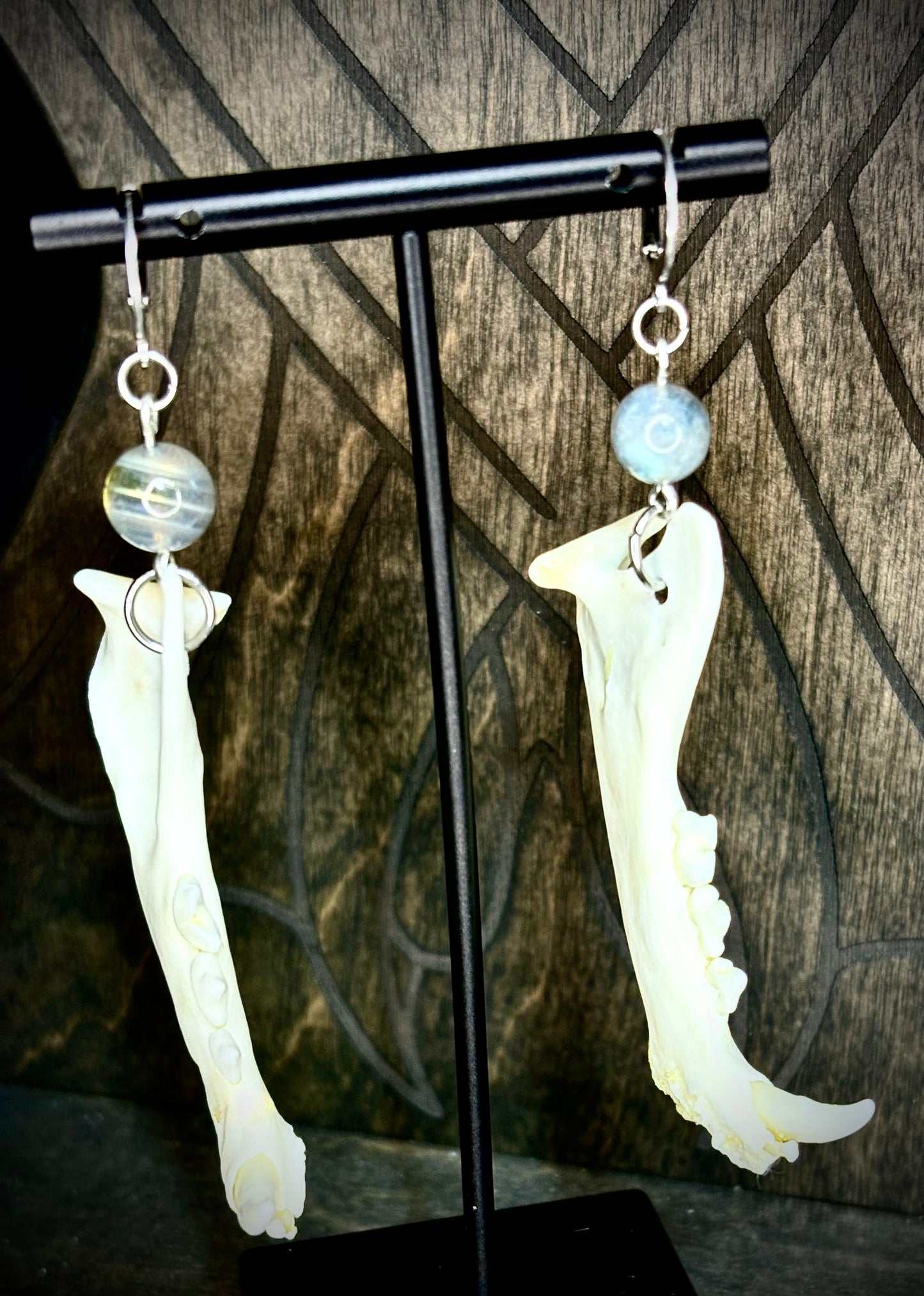 Moonlit Familiar Jawbone Earrings