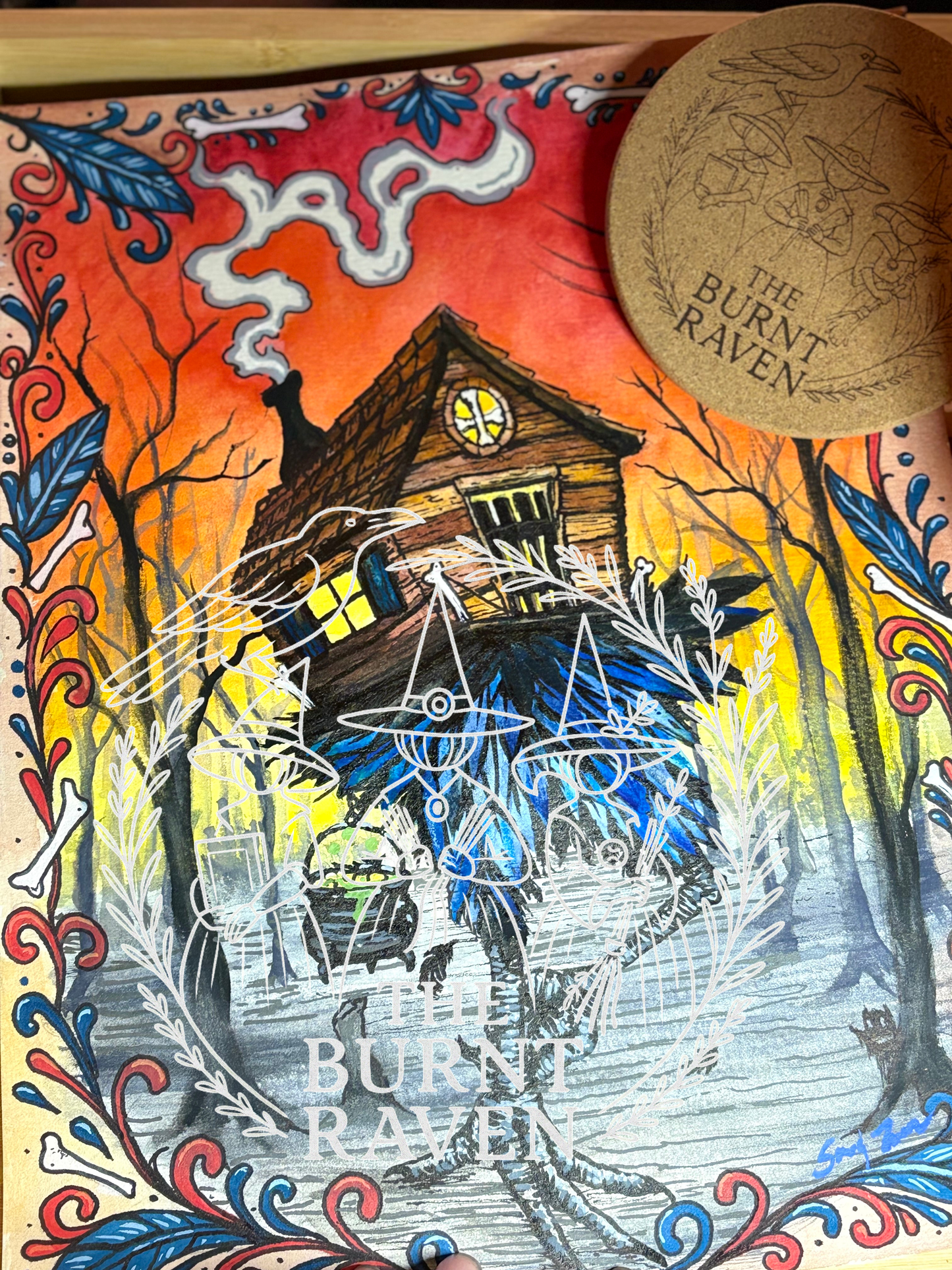 “Baba Yaga’s Hut” – 8.5" x 11" Matte Art Print (Pre-Order)