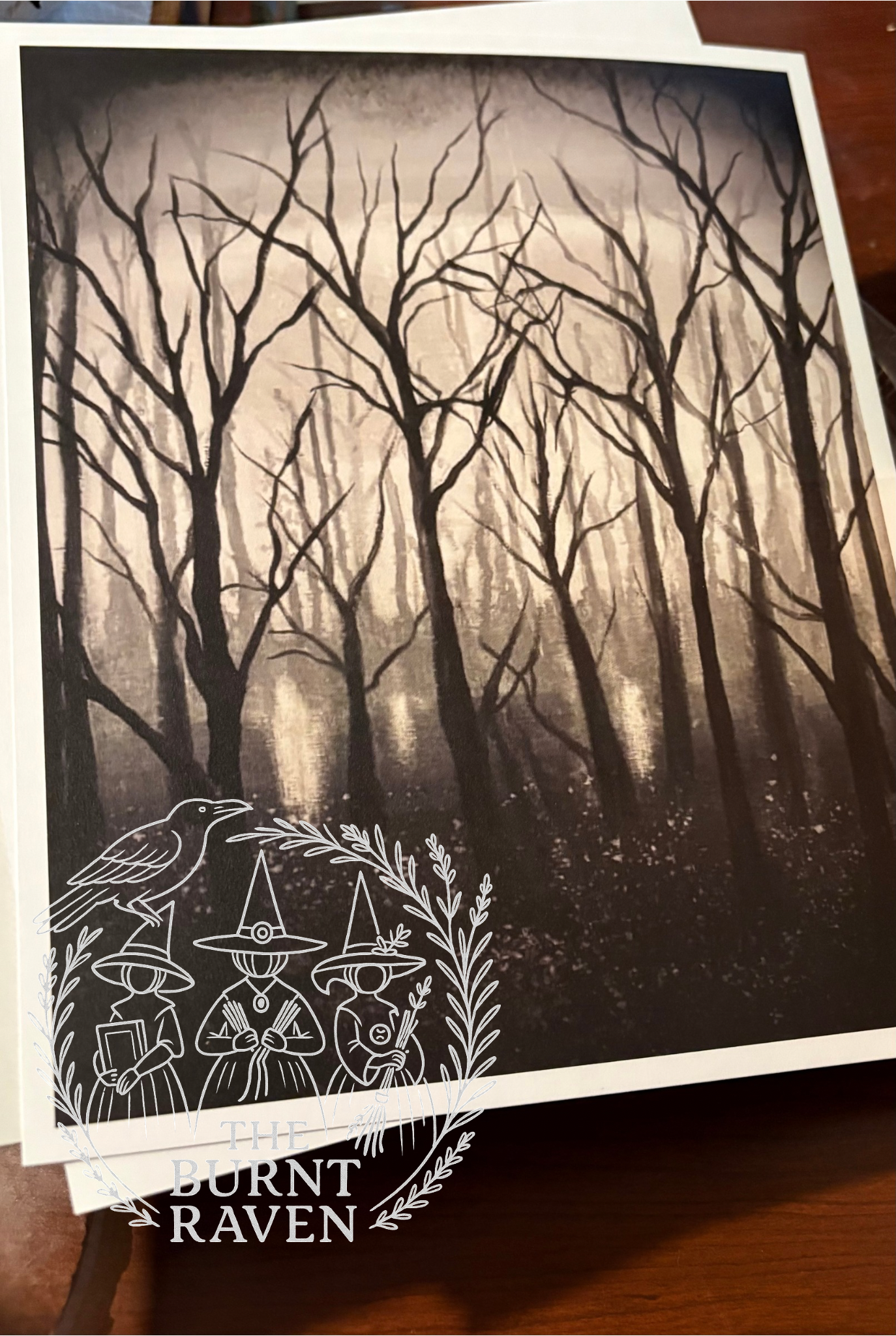 “Whispers in the Wood” – 8.5" x 11" Matte Art Print (Pre-Order)