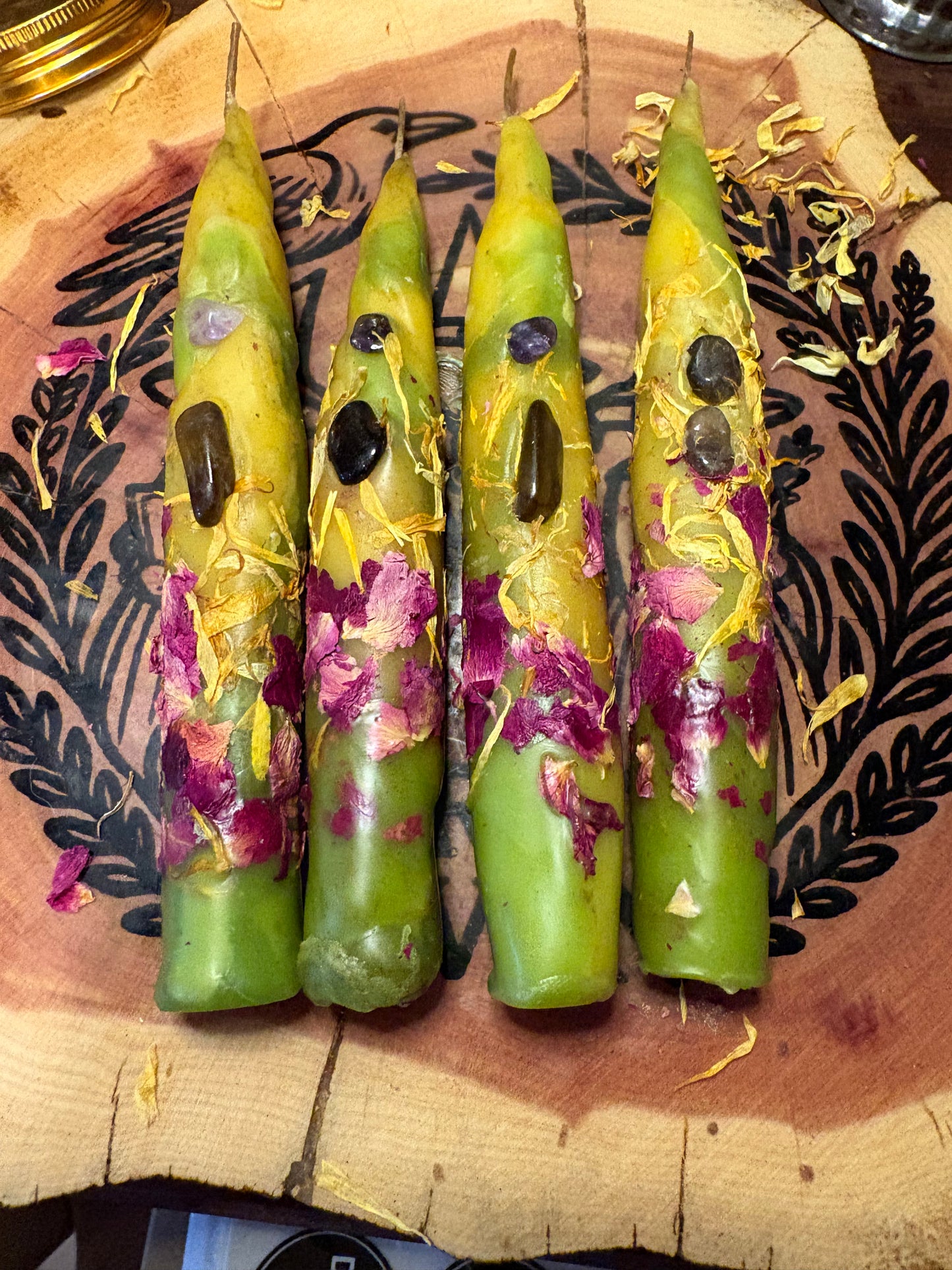 Grounding Spell Candles set of 2