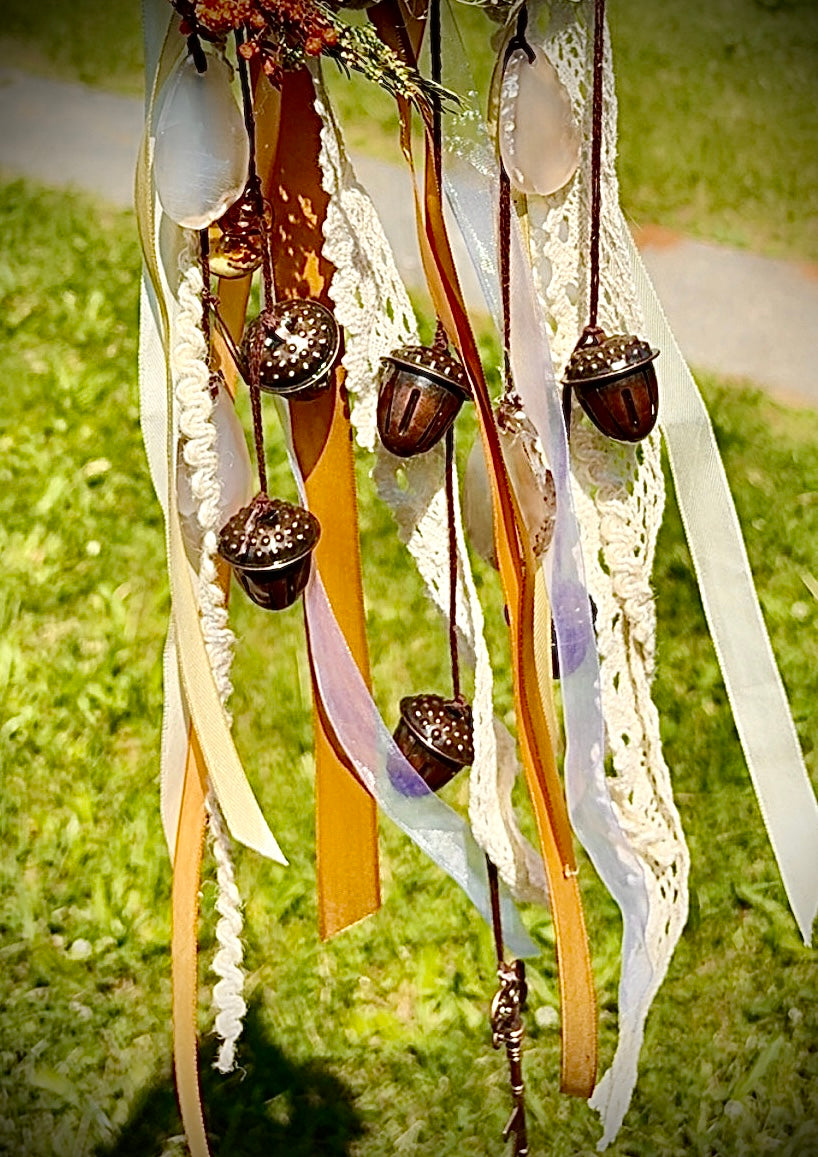 Citrine Sunspell Witch Bell Wreath