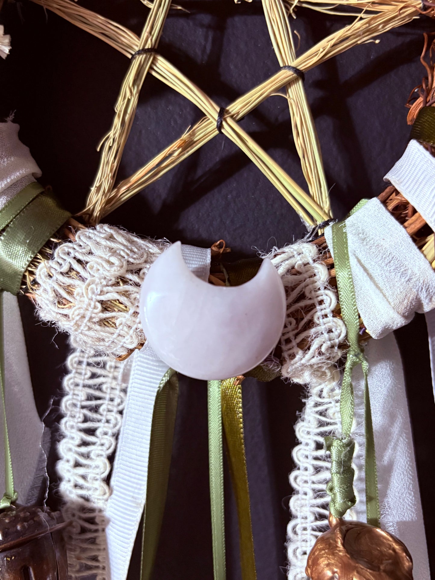 Lavender & Broomcorn Witch Bell Wreath