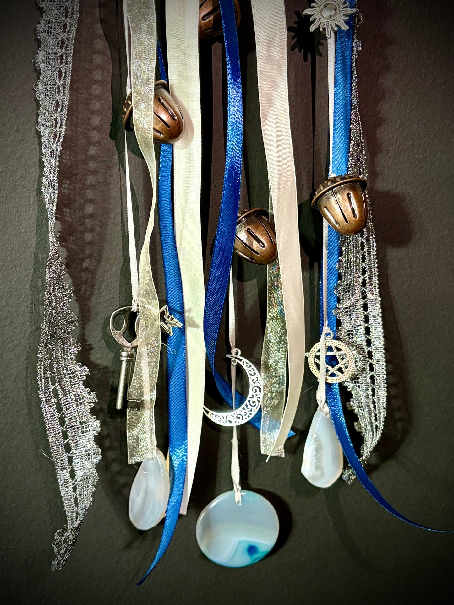 Celestial Moon Witch Bell Wreath
