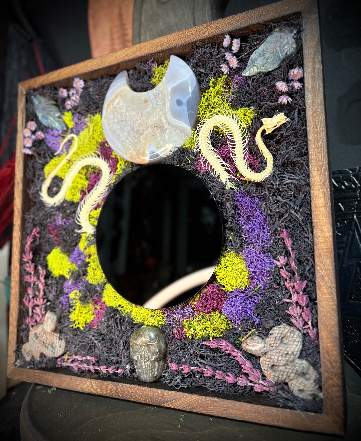 Serpent Moon Scrying Mirror