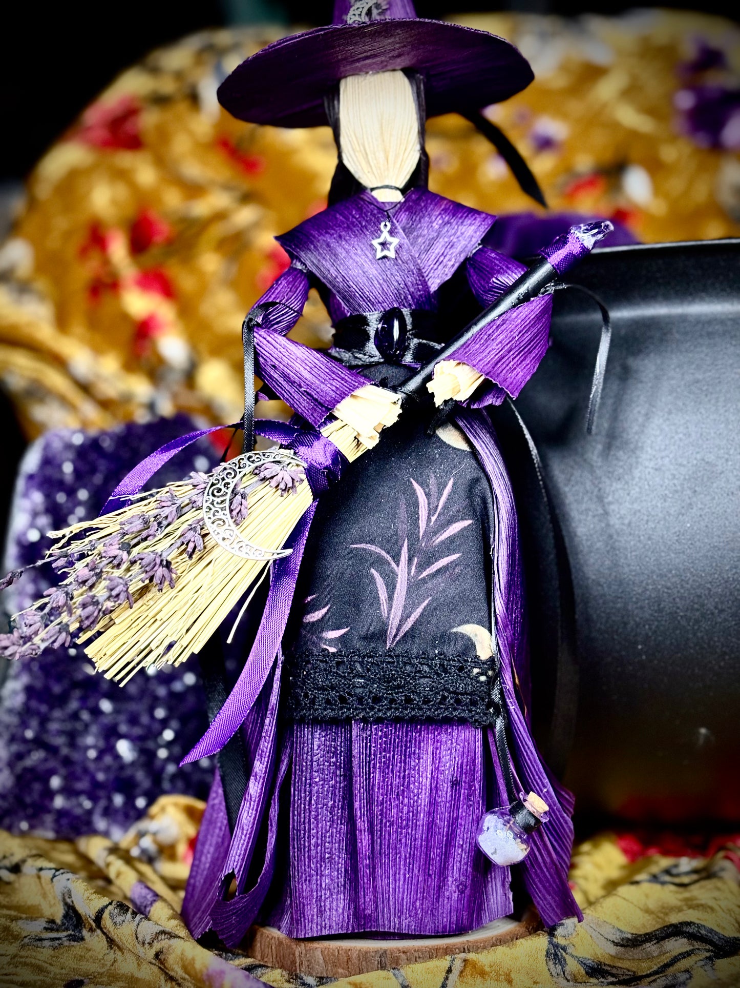 Belladonna Cornhusk Witch – Made to Order