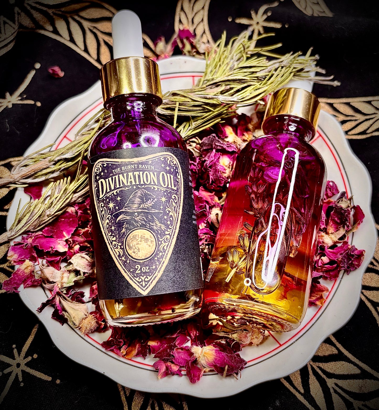 The Burnt Raven Divination Oil – 2 oz