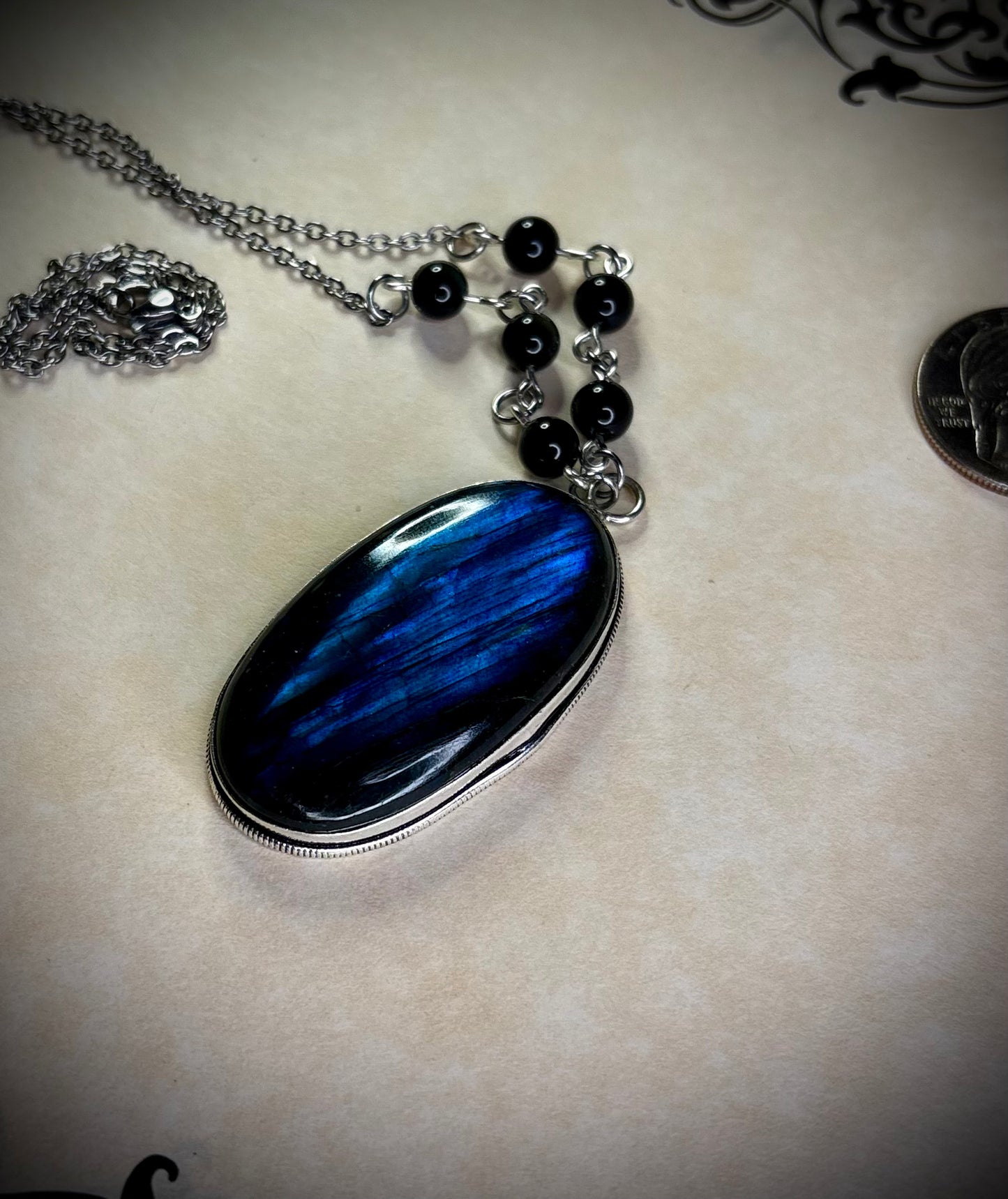 Blue Labradorite Necklace