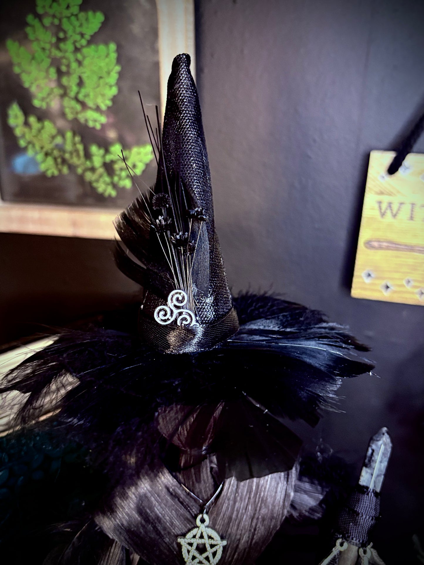 The Morrígan Witch — 16” Altar Guardian