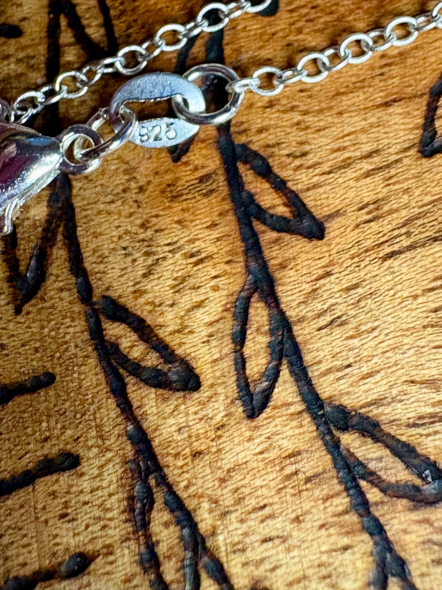 Sterling Silver Rutilated Quartz Necklace