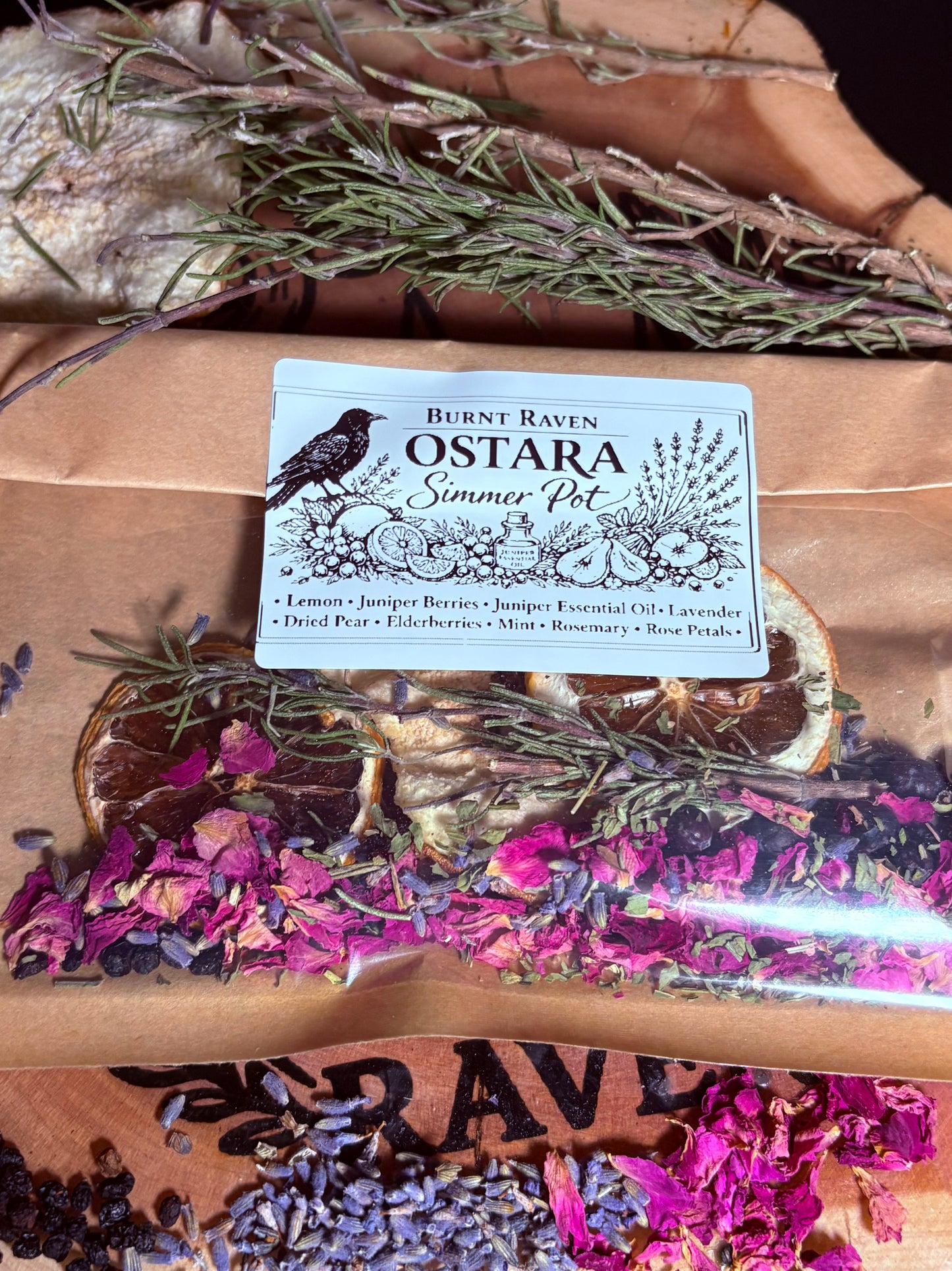 Burnt Raven Ostara Simmer Pot Blend