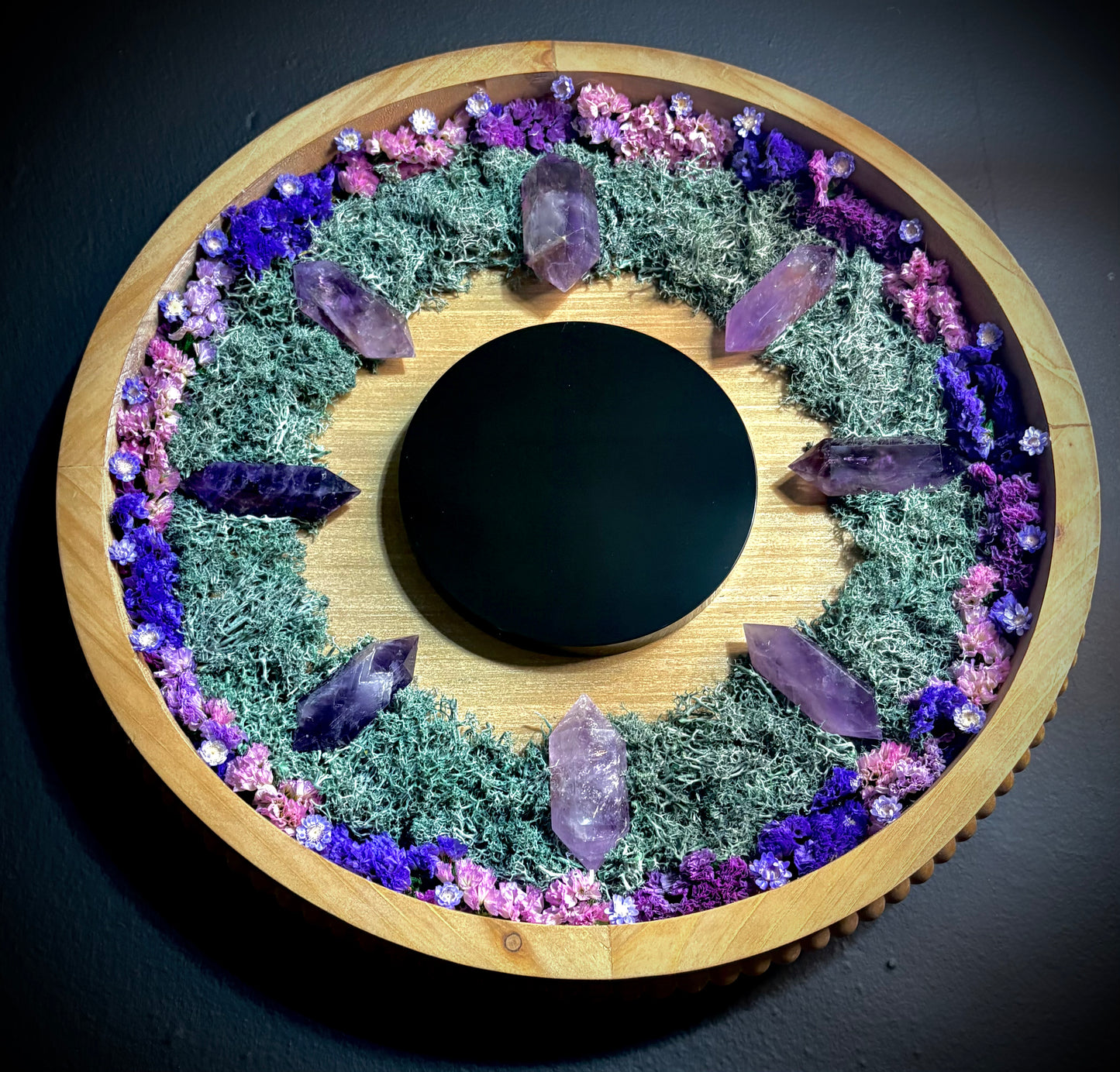 The Amethyst Eye Scrying Mirror