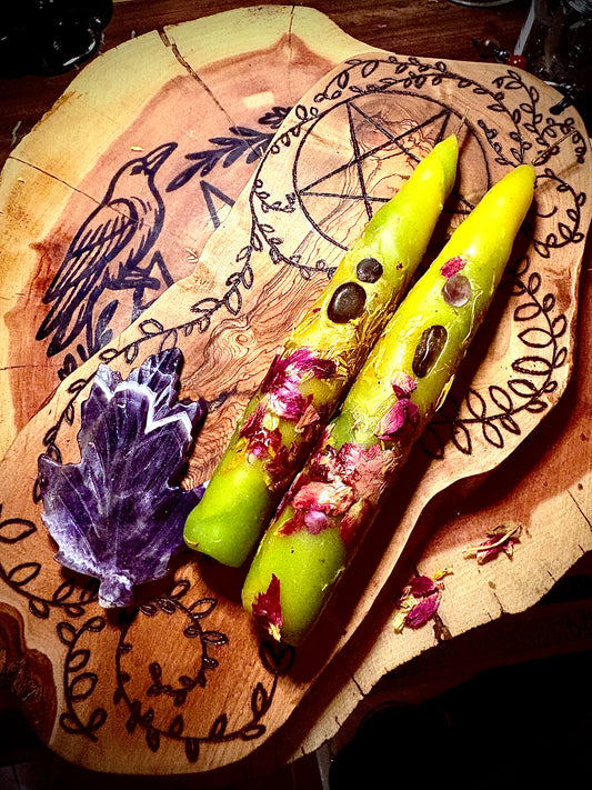 Grounding Spell Candles set of 2
