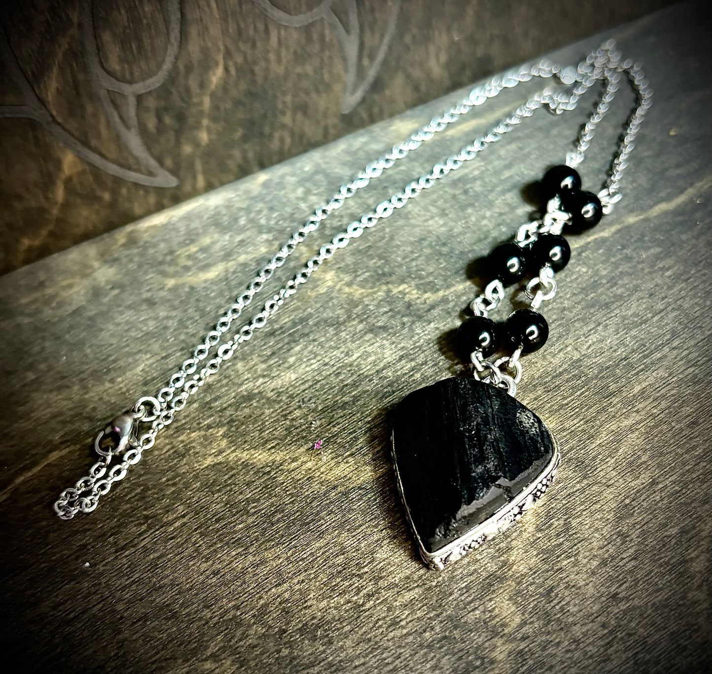 Raw Tourmaline Necklace