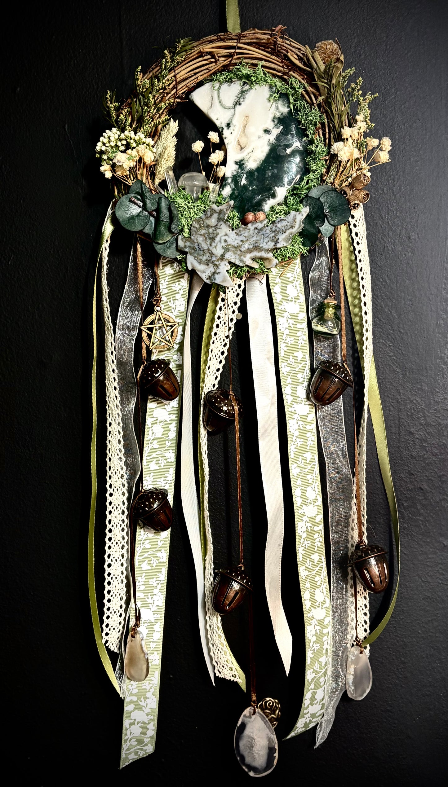 The Grove Keeper Witch Bell wreath