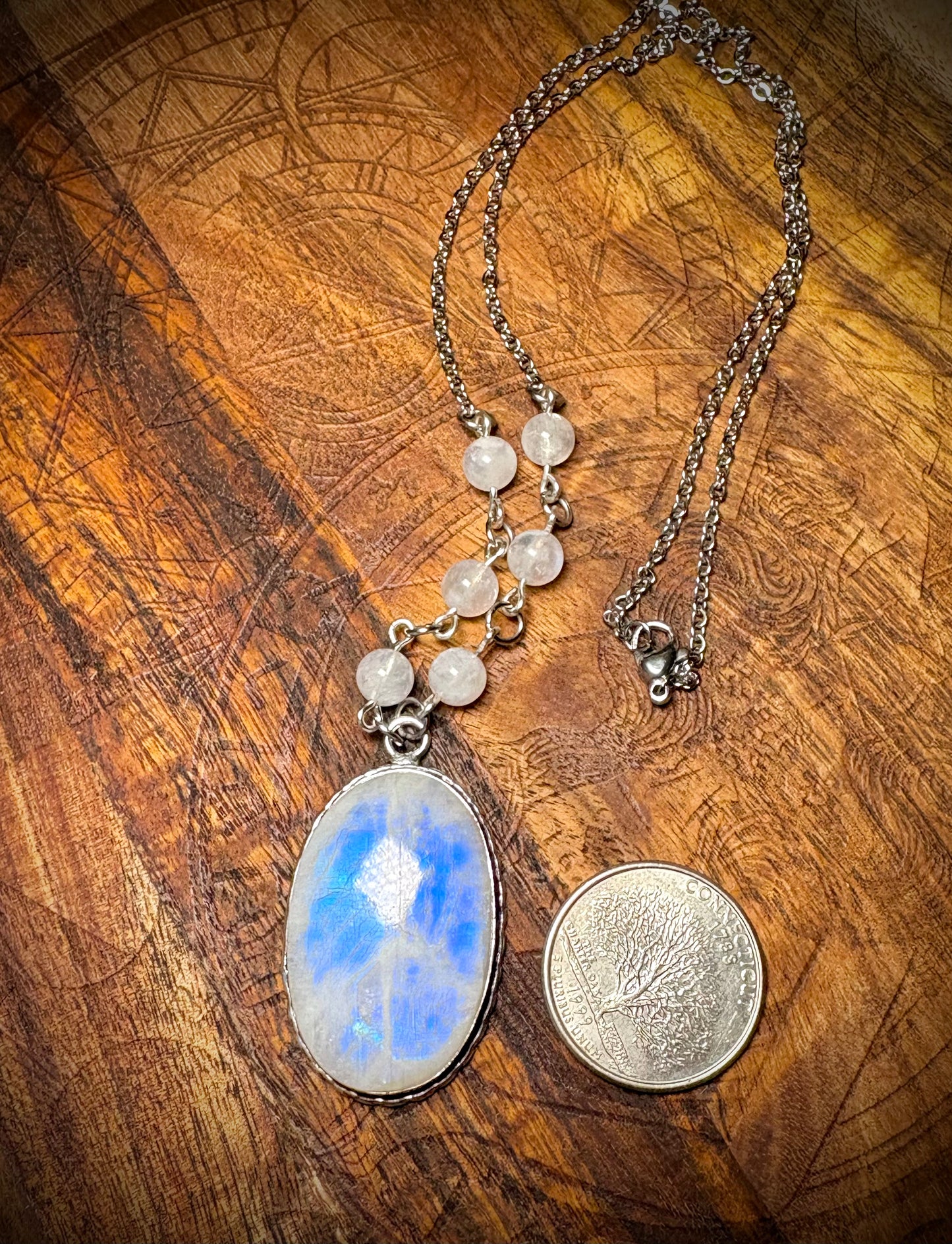 Dragon’s Eye Moonstone Necklace