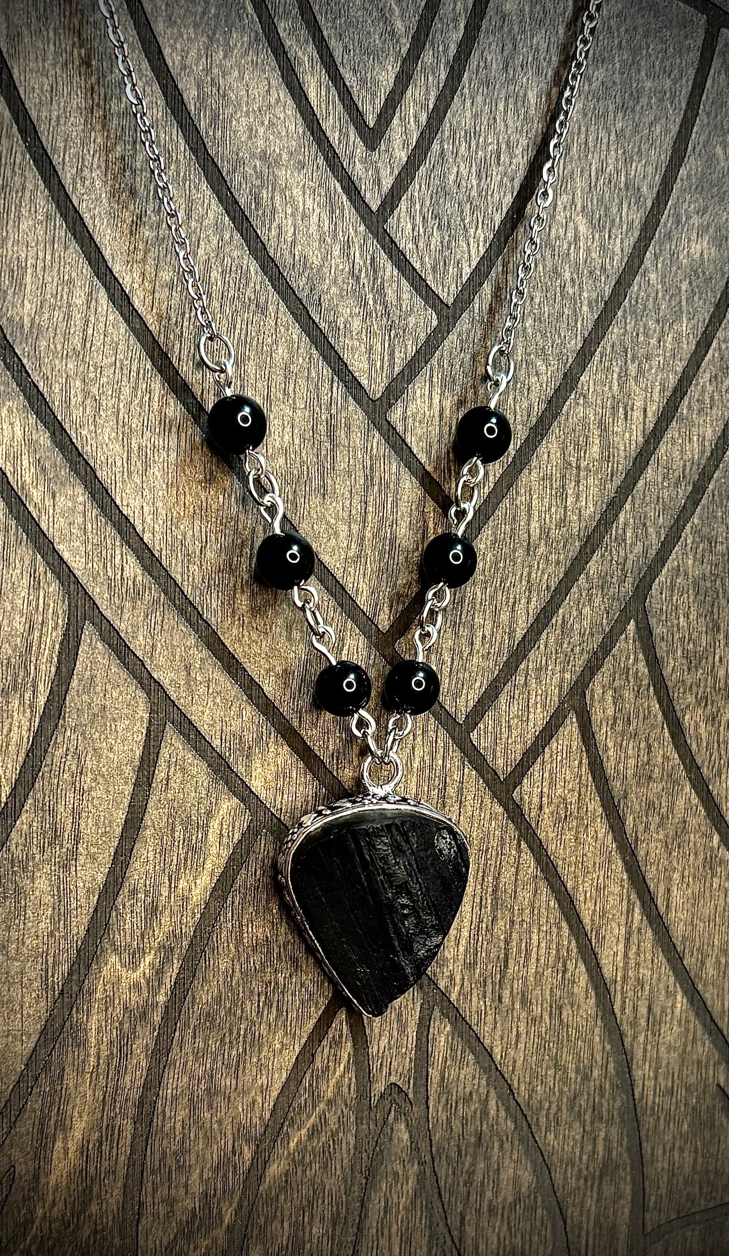 Raw Tourmaline Necklace
