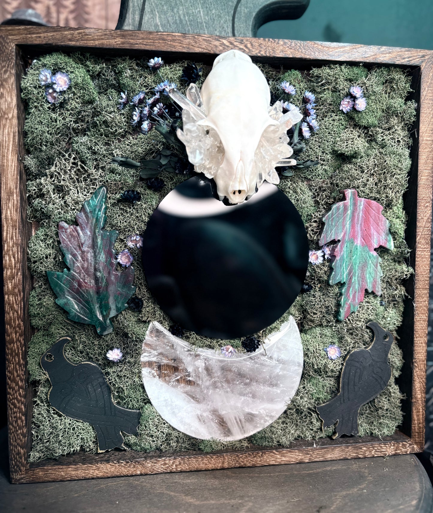 Whispering Woods Scrying Mirror