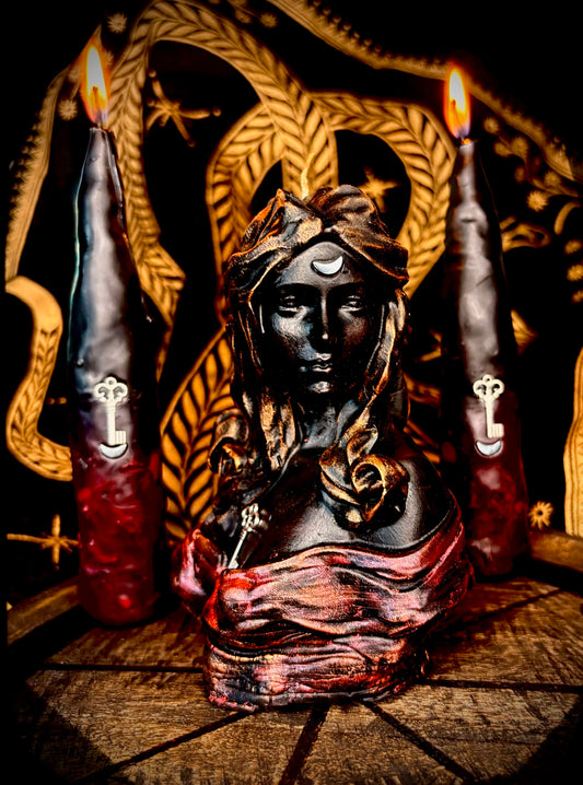 Hekate Devotional Altar Candle