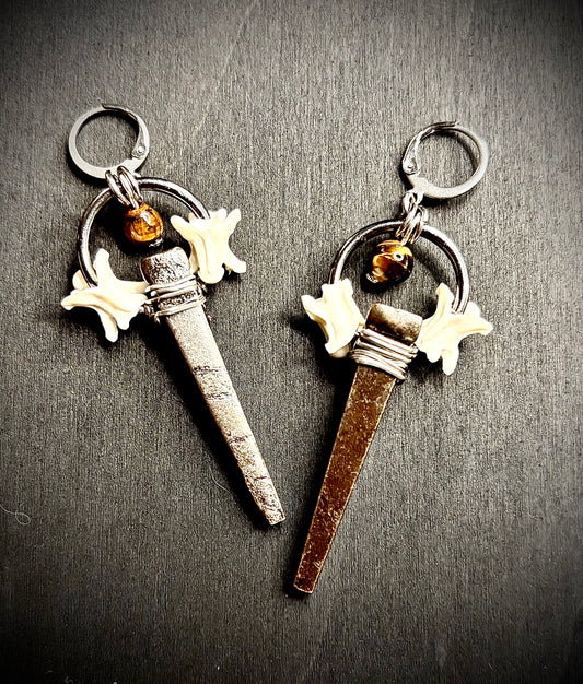 Iron Omen Protection Earrings
