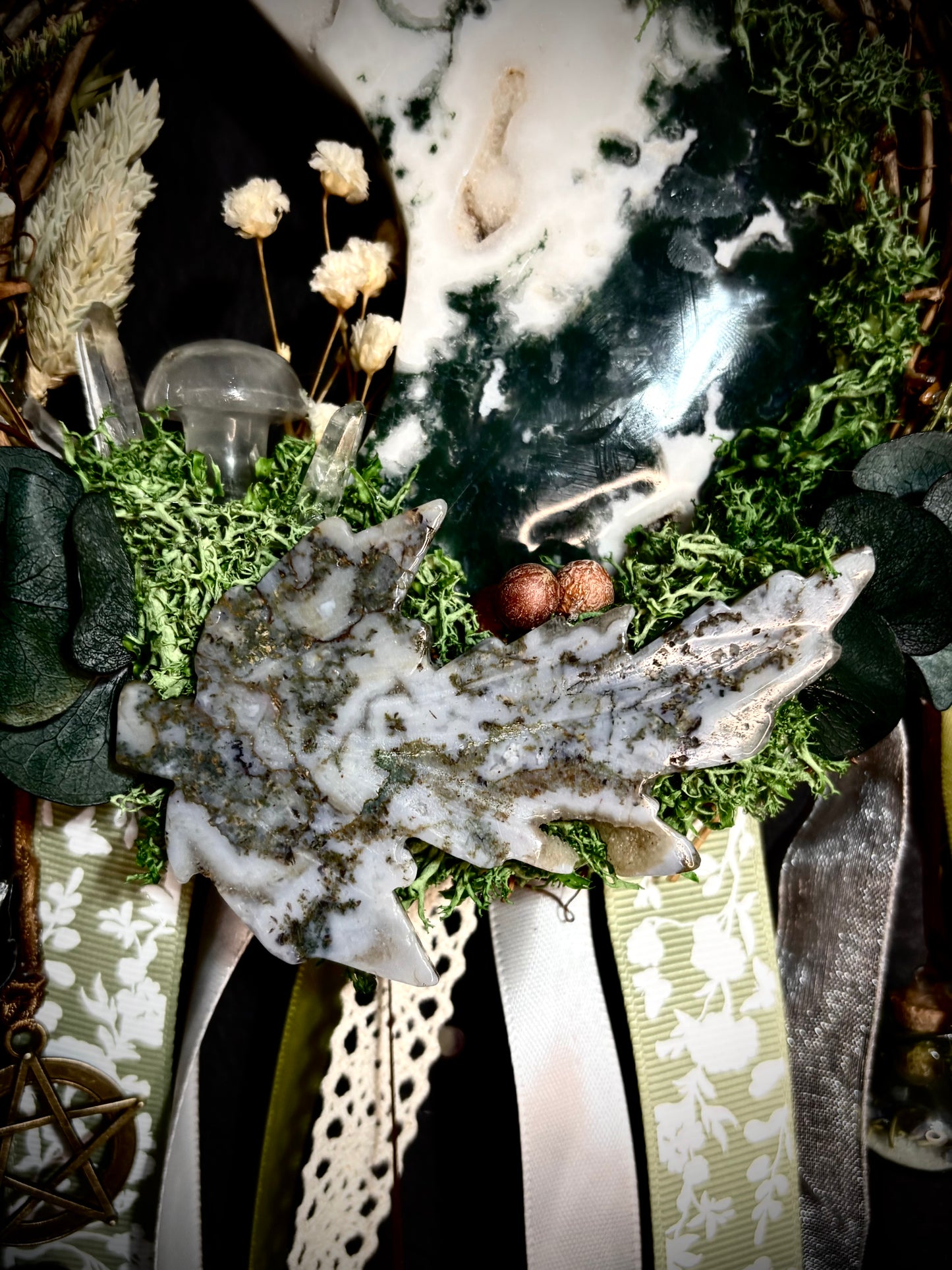 The Grove Keeper Witch Bell wreath