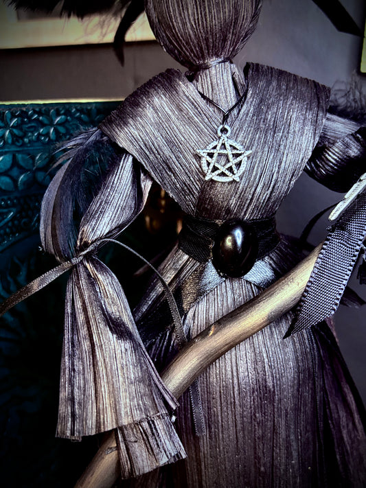 The Morrígan Witch — 16” Altar Guardian