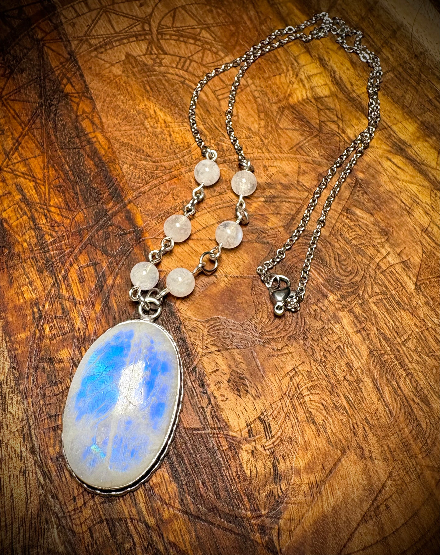 Dragon’s Eye Moonstone Necklace
