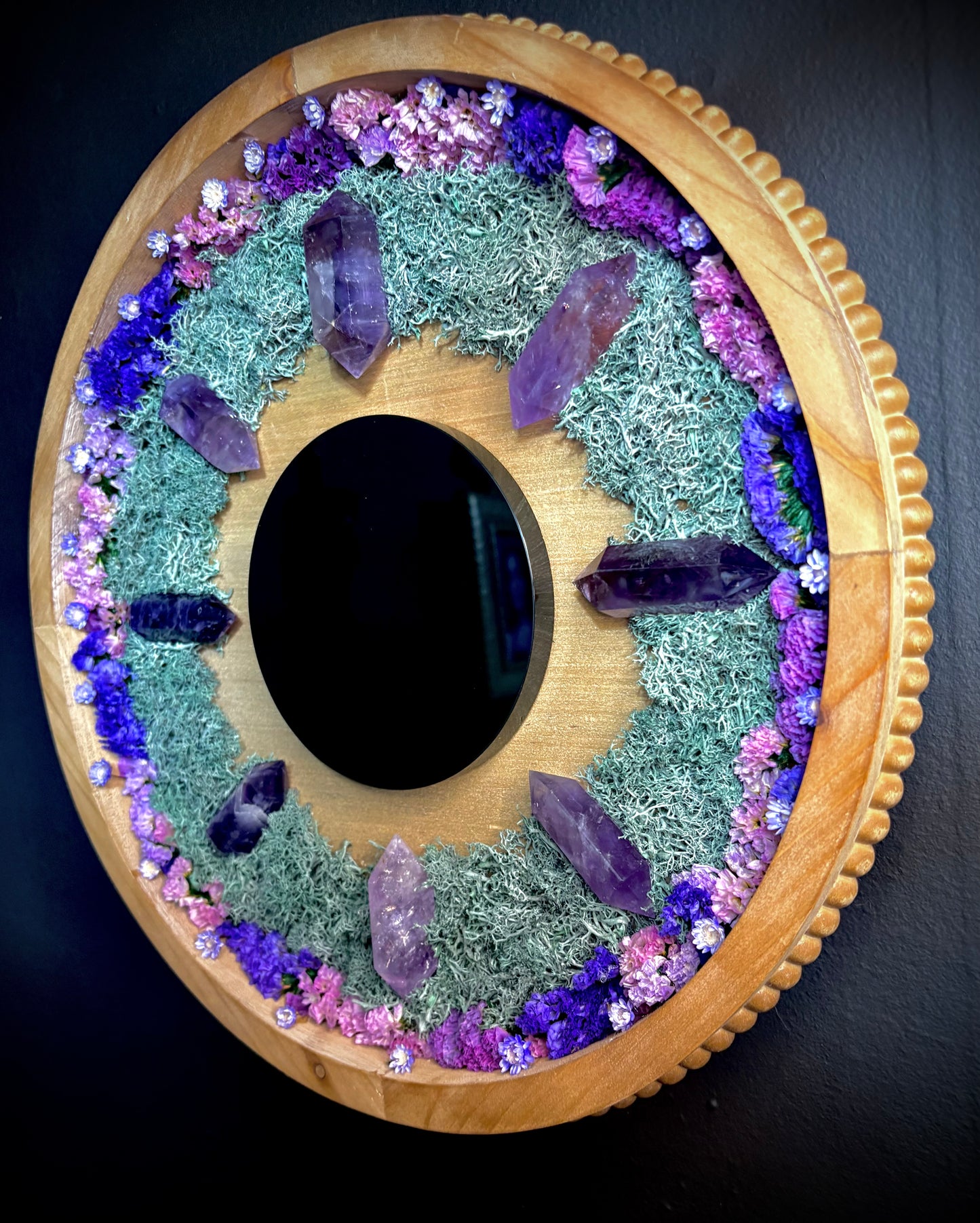 The Amethyst Eye Scrying Mirror
