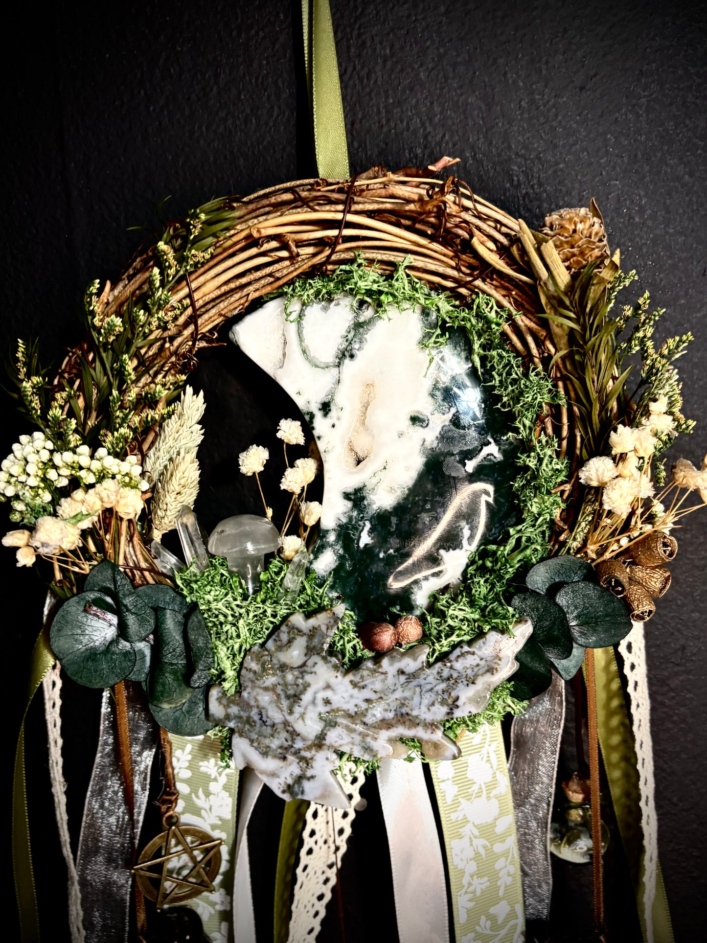 The Grove Keeper Witch Bell wreath