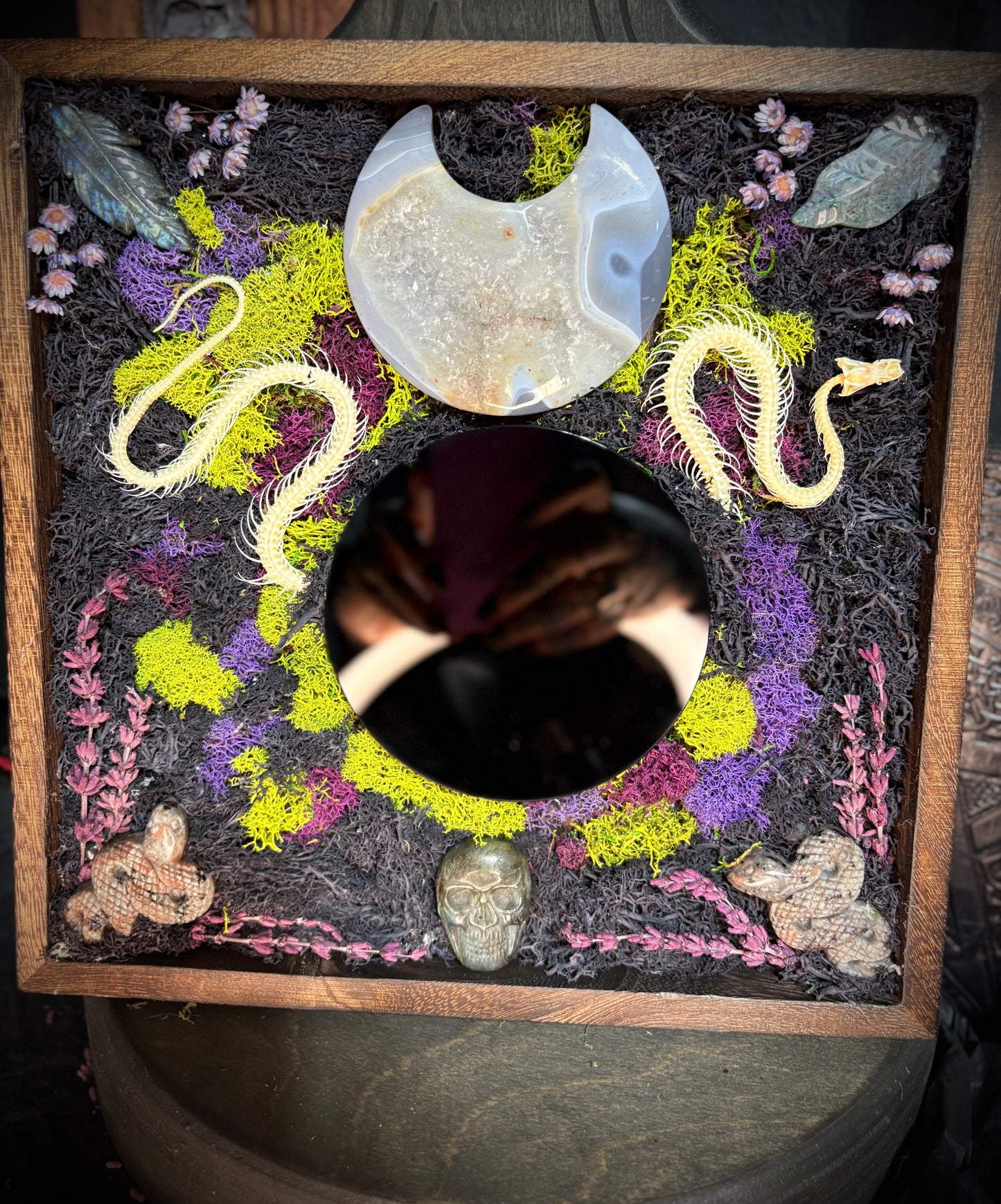 Serpent Moon Scrying Mirror