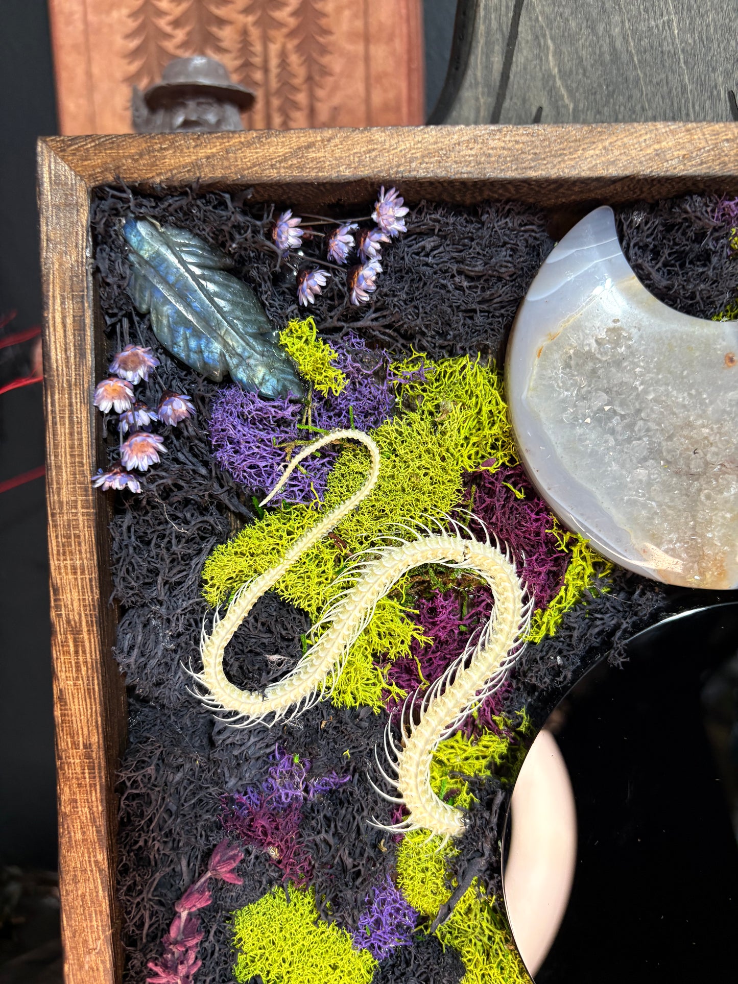 Serpent Moon Scrying Mirror