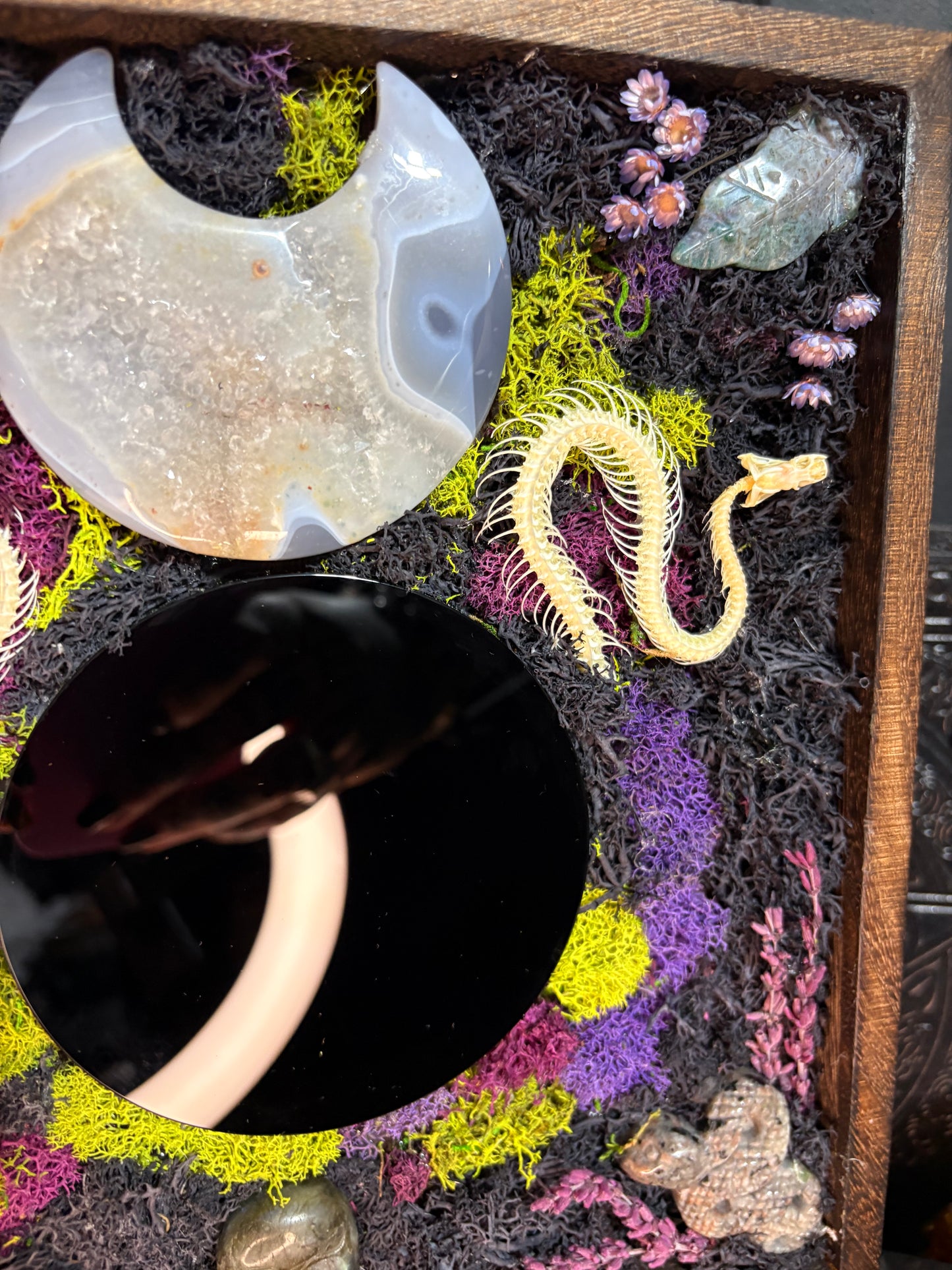Serpent Moon Scrying Mirror