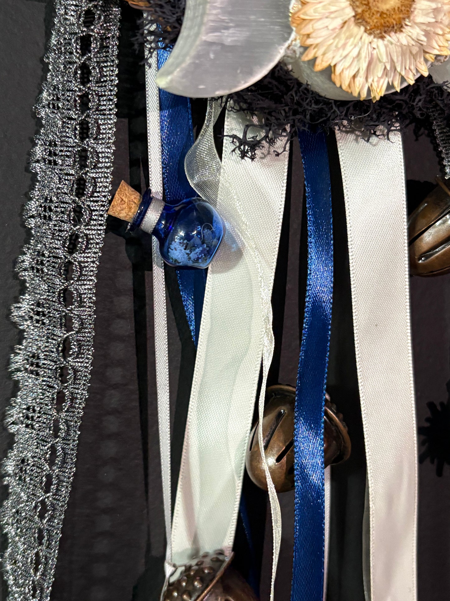 Celestial Moon Witch Bell Wreath