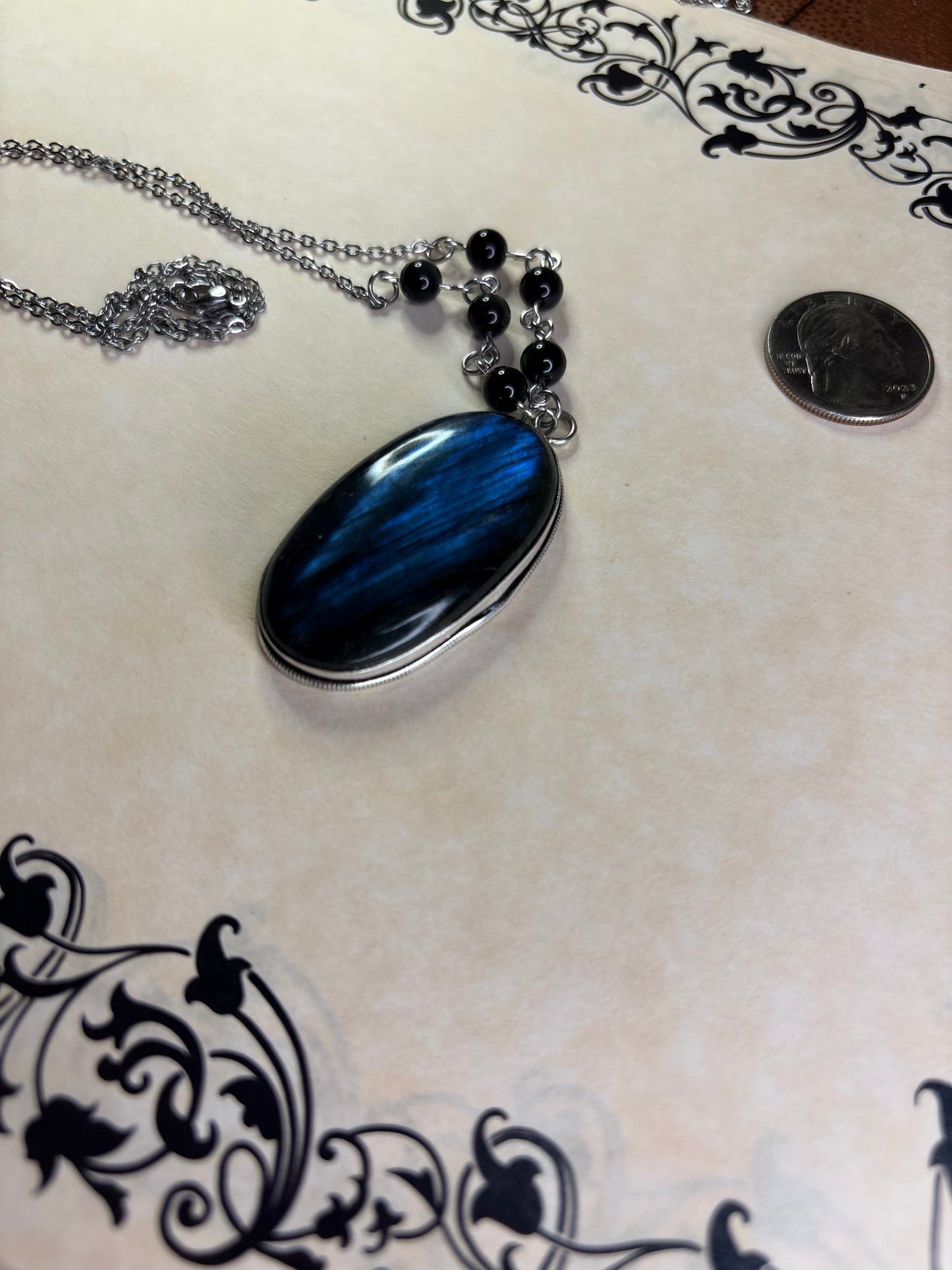 Blue Labradorite Necklace