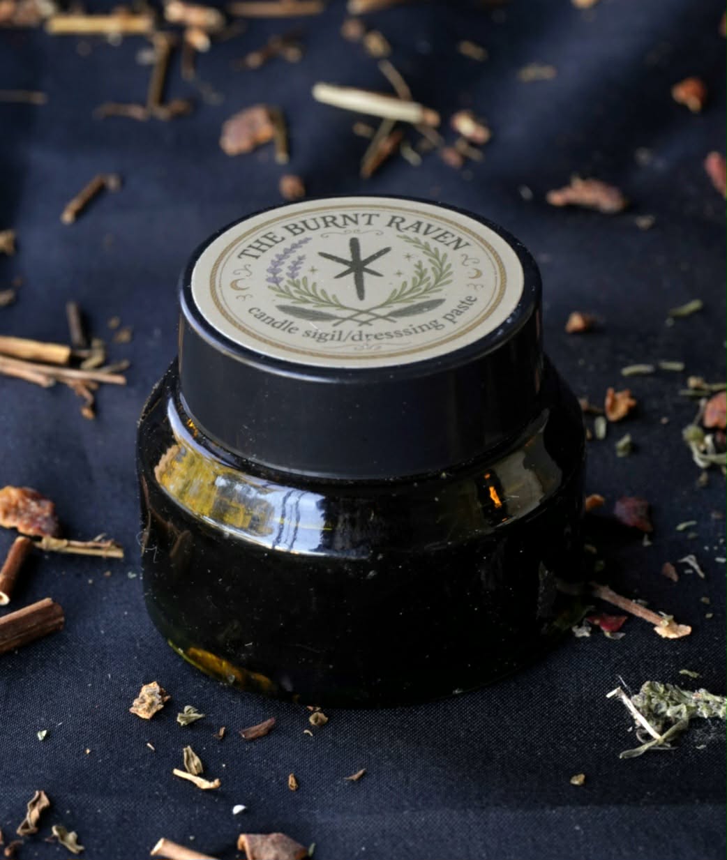 The Burnt Ravens candle sigil and dressing paste